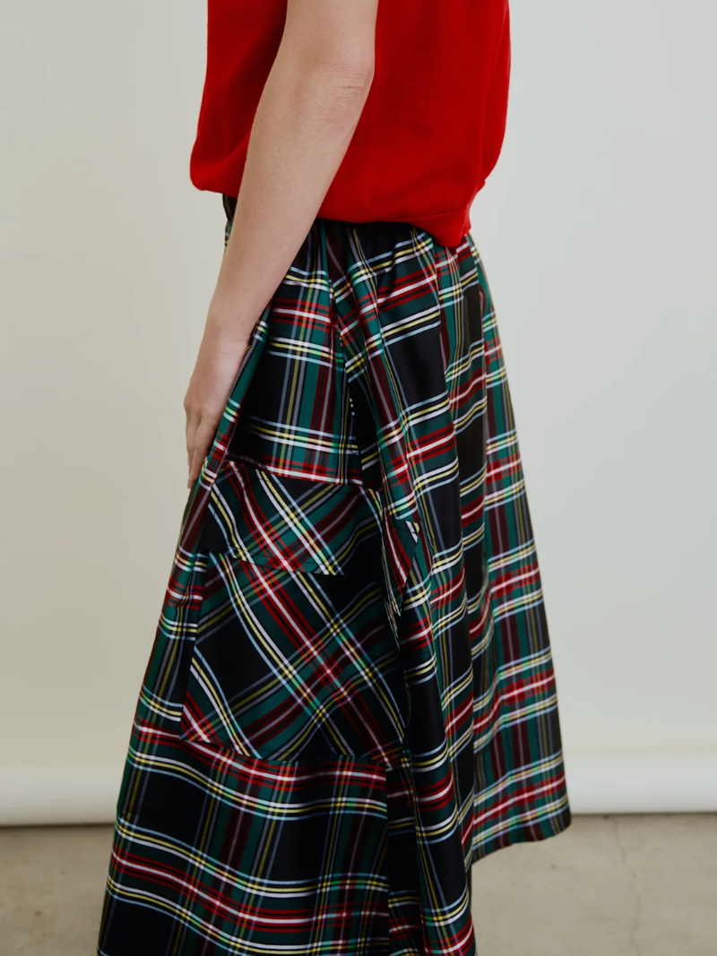 Le Cargo Skirt - Black Tartan