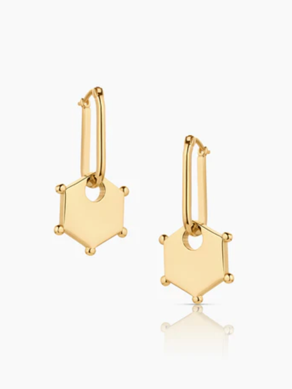 THATCH - Lucia Hoop Earrings - Verdalina
