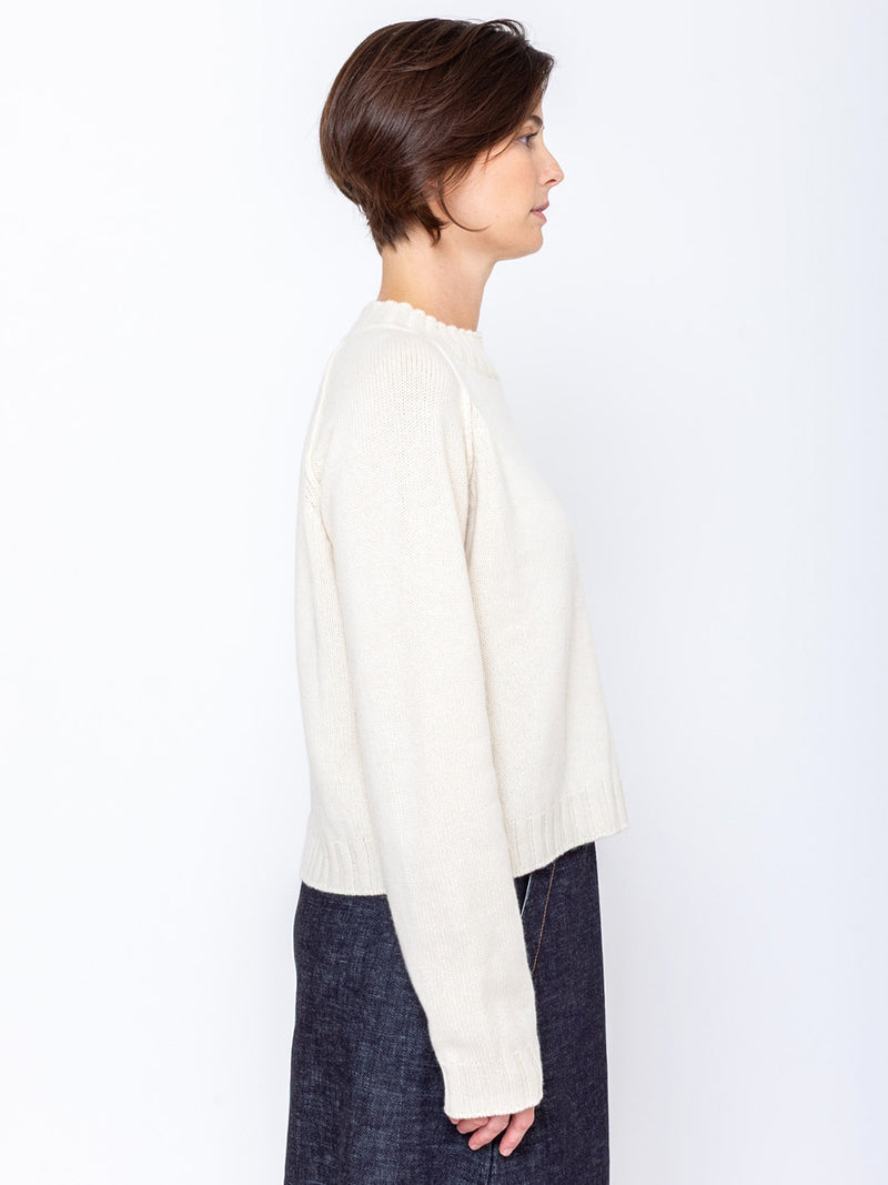 M J Watson - Short Pullover Sweater - Verdalina