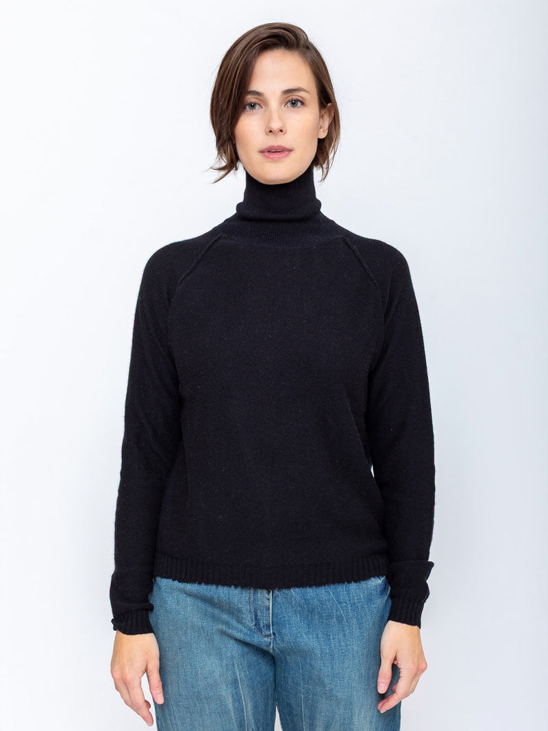 M J Watson - High Neck Pullover Sweater - Verdalina