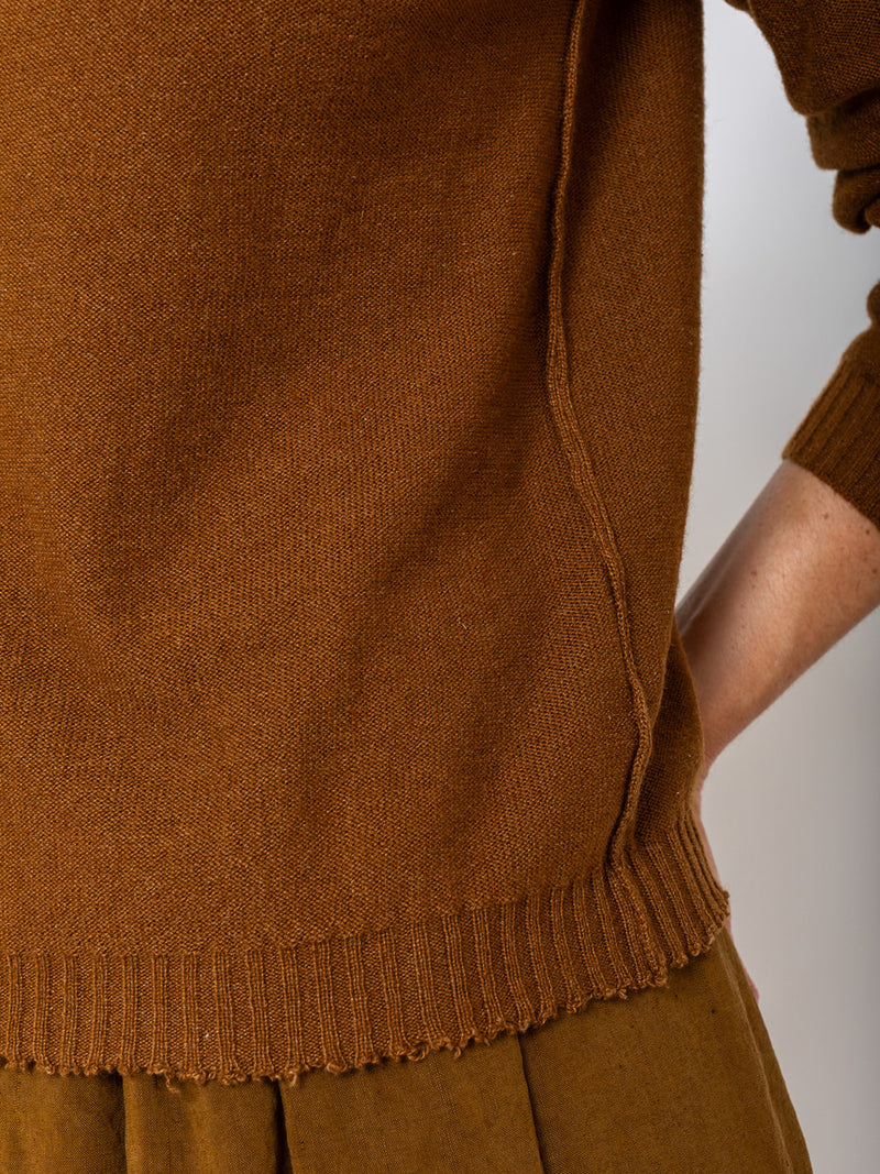M J Watson - High Neck Pullover Sweater - Verdalina