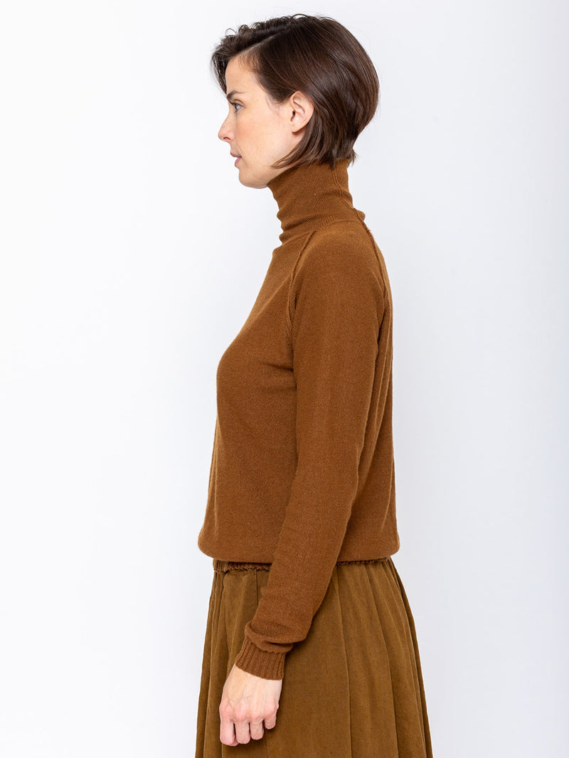 M J Watson - High Neck Pullover Sweater - Verdalina