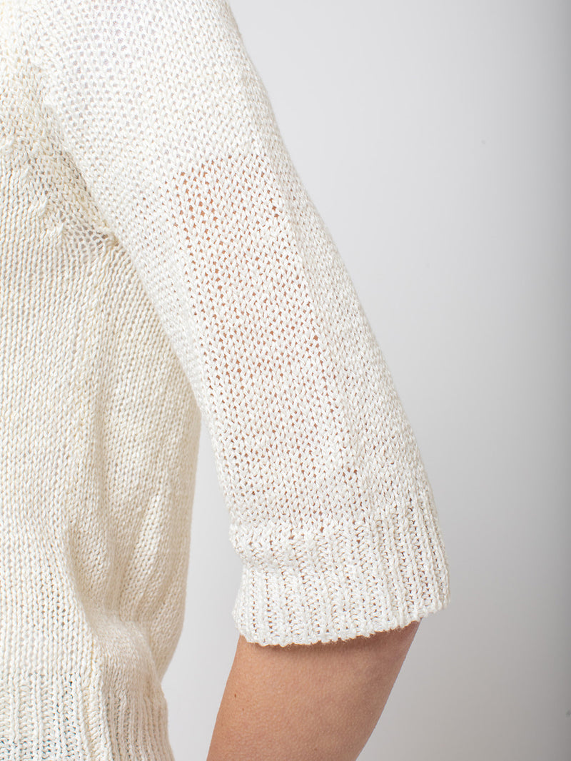 M J Watson - Linen Cardigan - Verdalina