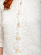 M J Watson - Linen Cardigan - Verdalina