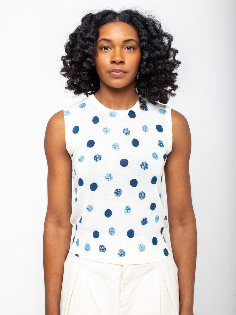 M J Watson - Sleeveless Knit Top - Verdalina