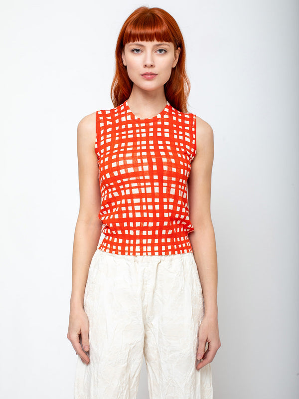 M J Watson - Sleeveless Knit Top - Verdalina