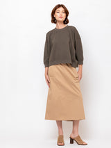 Monday12 - Noga Sweatshirt - Dark Olive - Verdalina