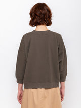 Monday12 - Noga Sweatshirt - Dark Olive - Verdalina
