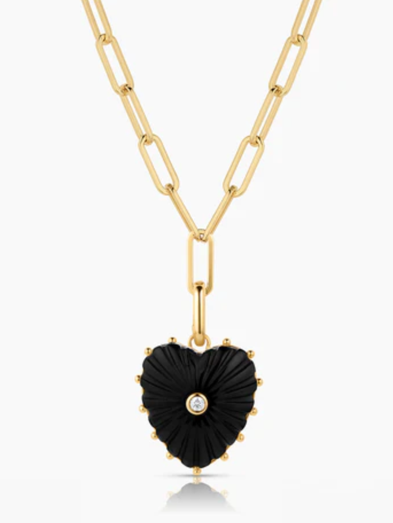 THATCH - Malene Onyx Clip Necklace - Verdalina