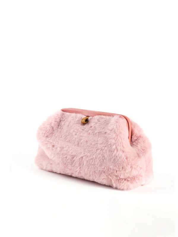 Marian Paquette - Liette Faux Fur Clutch - Verdalina