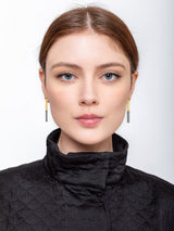 No. 463 Earrings - Bi-Color Gold