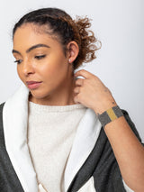 No. 644 Bracelet - Ruthenium and Gold