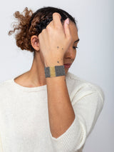 No. 644 Bracelet - Ruthenium and Gold