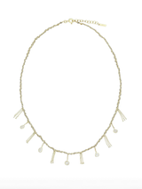 Marie Laure Chamorel - N°607 Necklace - Gold/Grey - Verdalina