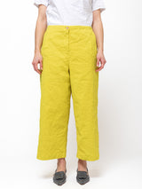 Paulette Gabardine Pants - Lime