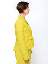 Jacqueline Gabardine Jacket - Lime