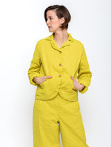 Jacqueline Gabardine Jacket - Lime