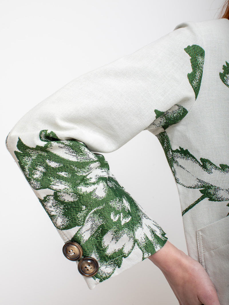 Maurizio Massimino - Giorgia Jacket - Green Floral - Verdalina