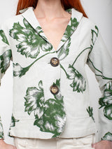 Maurizio Massimino - Giorgia Jacket - Green Floral - Verdalina
