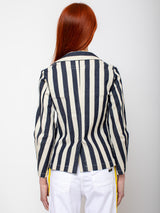 Maurizio Massimino - Giorgia Jacket - Navy Stripe - Verdalina
