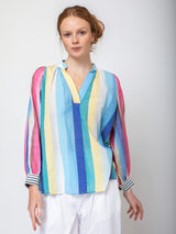 Mii Collections - Claudie Blouse - Blue - Verdalina