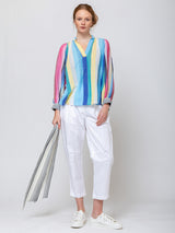 Mii Collections - Claudie Blouse - Blue - Verdalina