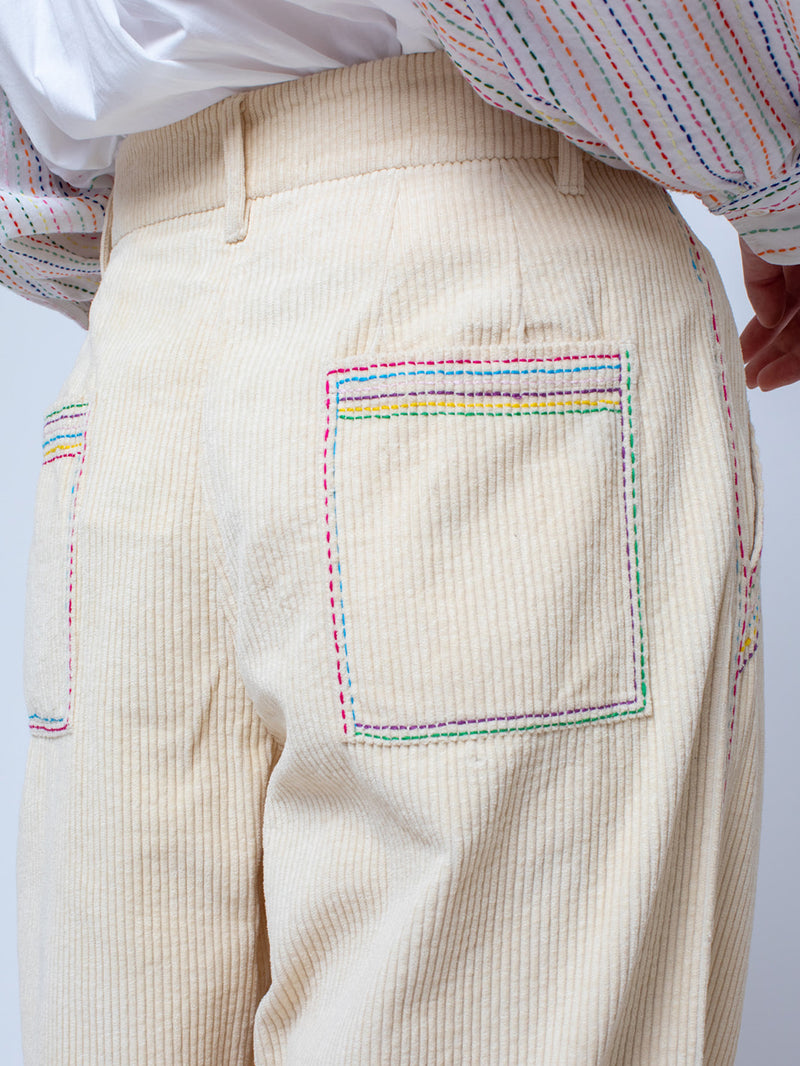 MII COLLECTIONS - Miti Pant - Off White - Verdalina