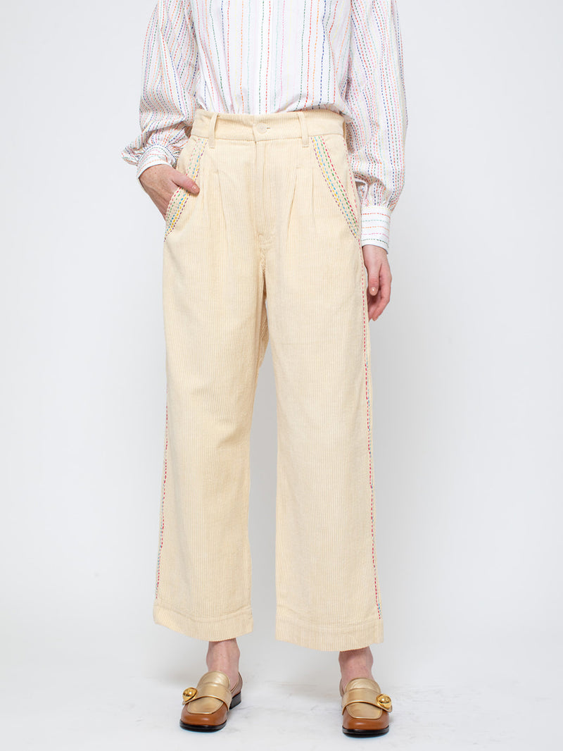 MII COLLECTIONS - Miti Pant - Off White - Verdalina