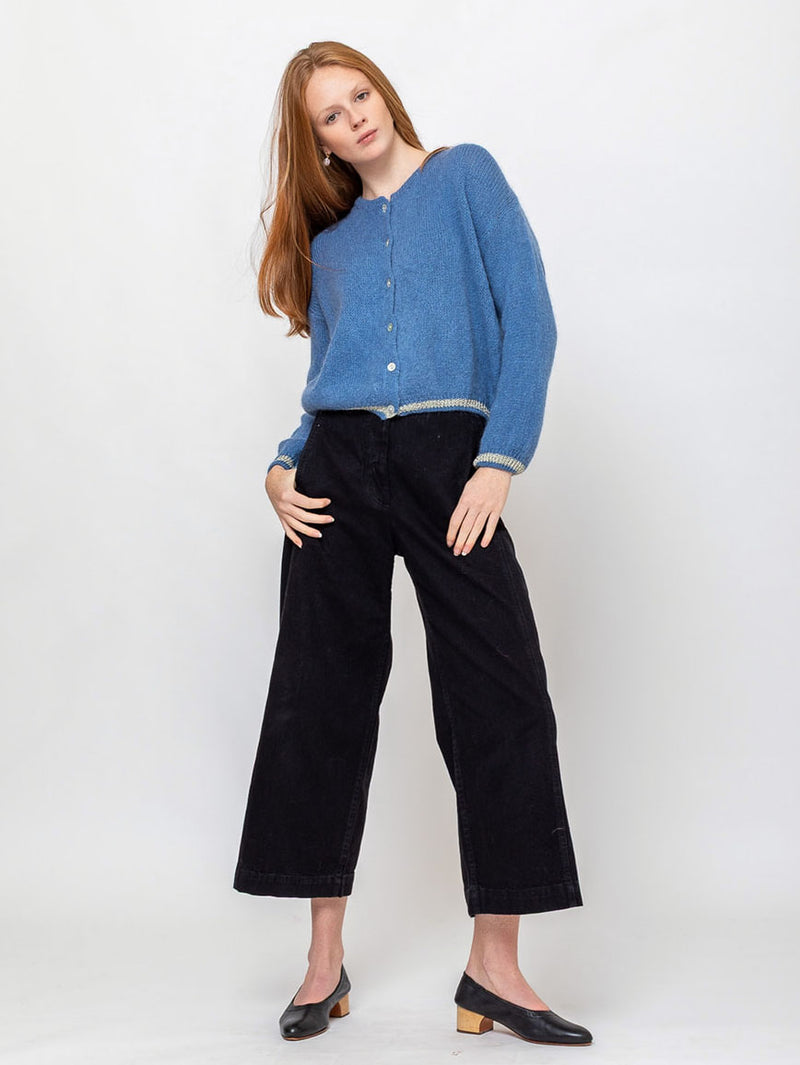 Kris Ana - Mohair Button Cardigan - Verdalina