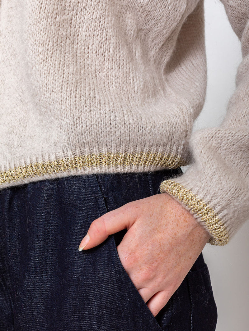 Kris Ana - Mohair Button Cardigan - Verdalina