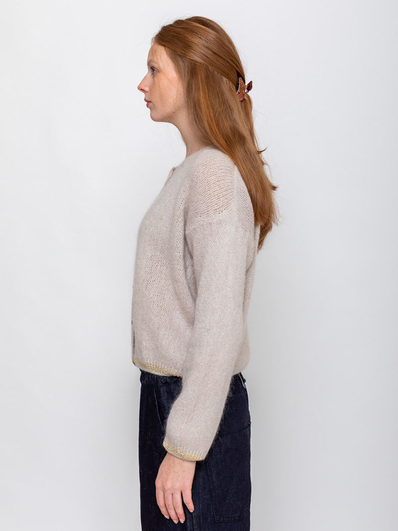 Kris Ana - Mohair Button Cardigan - Verdalina