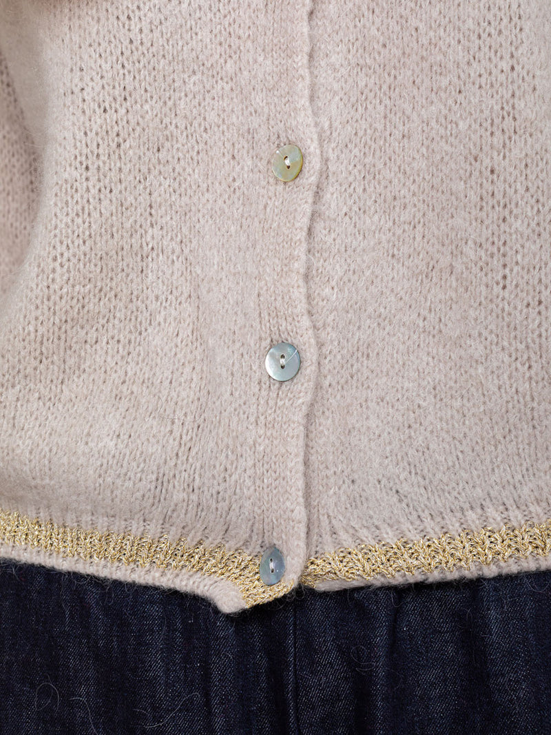 Kris Ana - Mohair Button Cardigan - Verdalina