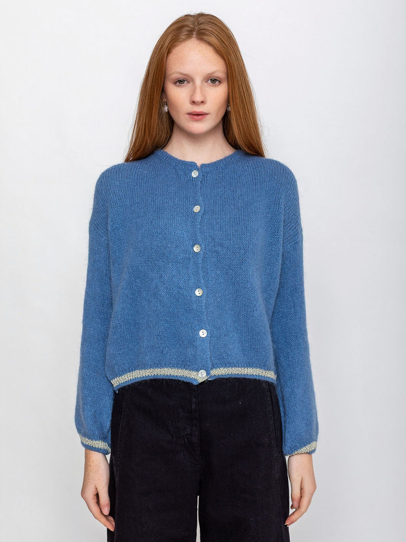 Kris Ana - Mohair Button Cardigan - Verdalina