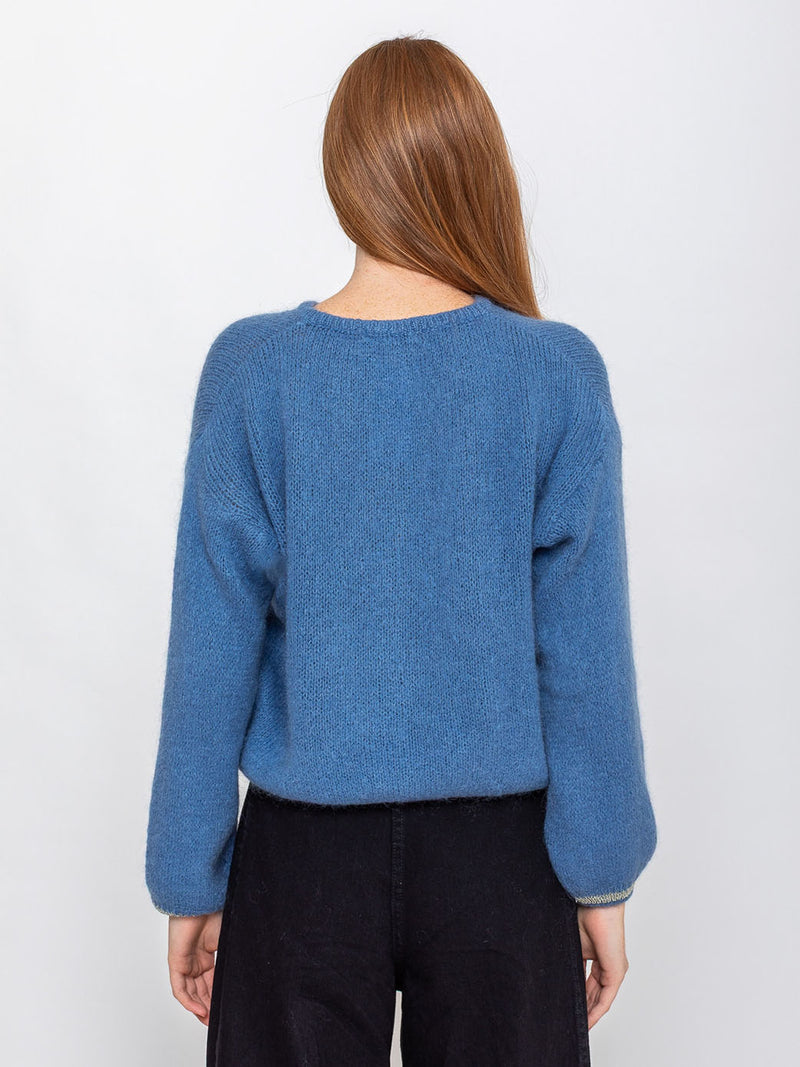 Kris Ana - Mohair Button Cardigan - Verdalina