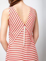 Odeeh - Knit Stripe Dress - Poppy - Verdalina