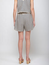 Odeeh - Knit Stripe Shorts - Verdalina
