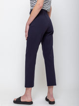 Odeeh - Ponti Knit Pants - Midnight - Verdalina