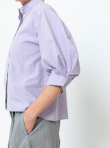 Odeeh - Puff Sleeve Shirt - Lilac - Verdalina