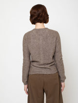 Openwork Knit Cashmere Cardigan - Fresh Pepper