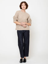 Openwork Knit Cashmere Sweater - Marble