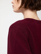 Oversized V-Neck Sweater - Vulcano