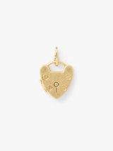 Clare V. - Padlock Locket - Vintage Gold - Verdalina