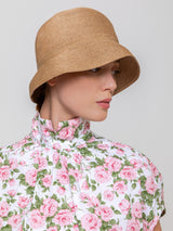 Mature Ha - Paper Braid Hat Switch Short - MPB1-02S - Mix Brown - Verdalina