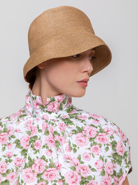 Mature Ha | WR Paper Braid Hat Switch Short - MPB1-02S - Mix Brown