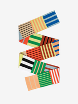 Verloop - Patchwork Stripe Skinny Scarf - Sport - Verdalina