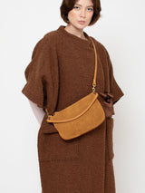 Petit Moyen - Caramel Suede w/ Whipstitch