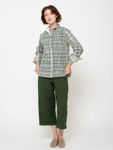 Hannoh Wessel - Christina Shirt - Olive Plaid - Verdalina