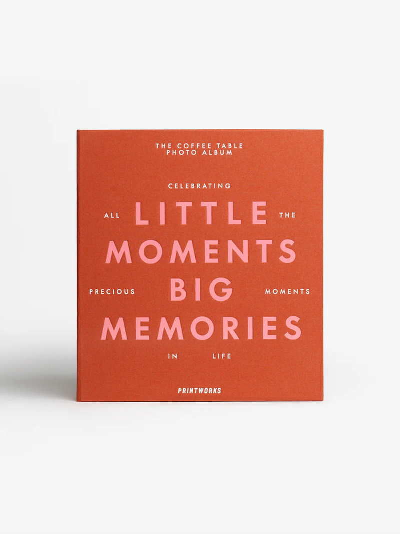Photo Album - Little Moments Big Memories - Orange