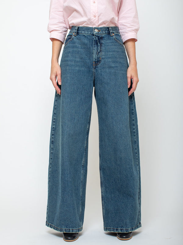 Rachel Comey - Dottir Pant - Mission Denim - Verdalina