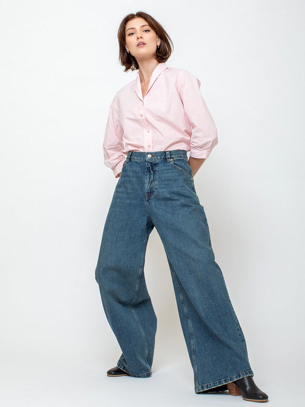 Rachel Comey - Dottir Pant - Mission Denim - Verdalina